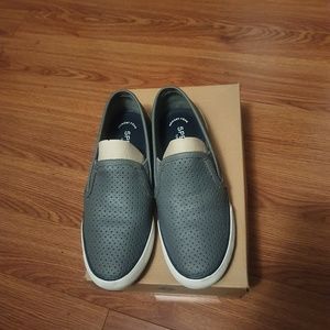 Leather Slip on Sneakers